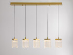 Фото 3 Подвесной светильник MD25020403-5B2 Satin gold, LED/25.4W, 3000K dimmable