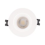 Фото 3 ST906.508.01_3 Светильник встраиваемый со сменным модулем ST-Luce белый/прозрачный LED 1*5.6W 4000K Встраиваемые светильники