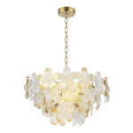 Фото SL6240.203.12 Светильник подвесной ST-Luce золотистый/Прозрачный, янтарный E14 12*60W ТЕНДЕРО