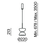 Фото 5 Подвесной светильник Maytoni MOD178PL-L11B3K