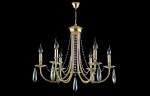 Фото 3 Люстра Crystal Lux VICTORIA SP6 GOLD/AMBER