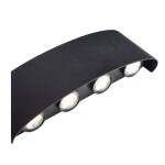 Фото 2 SL089.401.08 Светильник уличный настенный ST-Luce Черный кварцевый LED 8*1W 4000K BISELLO