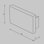 Фото 5 Комплектующие для встраиваемой трековой системы Technical TRA172EC-12B