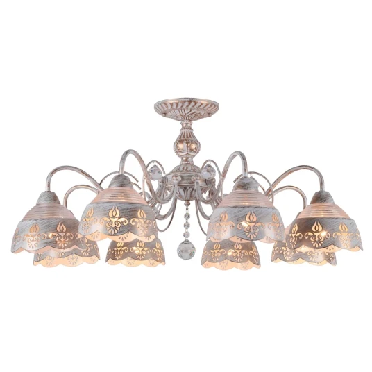 Фото Потолочная люстра Arte Lamp SICILIA A9106PL-8WG