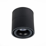 Фото 1 ST652.442.12 Светильник потолочный Черный LED 1*12W 4000K 1 000Lm Ra>90 36° IP20 D100xH105 170-240V Накладные светильники