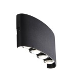 Фото 3 SL089.401.08 Светильник уличный настенный ST-Luce Черный кварцевый LED 8*1W 4000K BISELLO