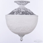 Фото 2 Подвесной светильник AL7003P/25 WMN Horse Bohemia Ivele Crystal