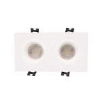 Фото 3 ST906.508.02_2 Светильник встраиваемый со сменным модулем ST-Luce белый/прозрачный LED 1*11.2W 4000K Встраиваемые светильники