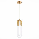 Фото 2 SL1579.303.02 Подвес ST-Luce Латунь/Латунь, Белый LED 2*14W 3000K MOFISTO