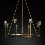Фото 4 Люстра Torche De Verre 8 gold