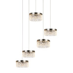 Фото 1 Подвесной светильник MD21020075-5A satin nickel