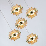 Фото 4 Подвесной светильник MD22030002-5A gold/champagne