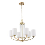 Фото 3 SL1403.303.06 Люстра подвесная ST-Luce Латунь/Прозрачный E27*6 40W ОПАЛ