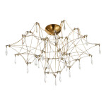 Фото 3 SL6601.202.78 Светильник потолочный ST-Luce Золотистый/Прозрачный LED 78*0,35W 3000K ГРАВЕТТА