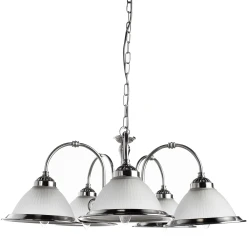 Фото Подвесная люстра Arte Lamp AMERICAN DINER A9366LM-5SS