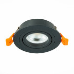 Фото 3 ST251.418.01 Св-к встр. Черный GU10 1*50W  IP20 L90xW90xH27 220V Без ламп Встраиваемые светильники