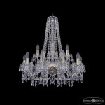 Фото 3 Люстра хрустальная 1403/10+5/240/h-76 G