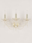Фото 2 Бра хрустальные 108B/3/165 G Bohemia Ivele Crystal