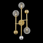 Фото 4 Настенный светильник Fluxus 3 gold