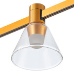 Фото 3 ST814.206.03 Магнитный трековый светильник FARM Золотистый LED 1*3W 3000K 89Lm Ra90 120 IP20 D90xH10 FARM