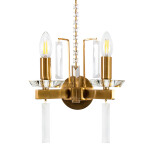 Фото 4 Бра Crystal Lux MARRON AP2 BRASS