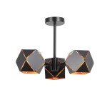 Фото 3 SL258.402.03 Люстра потолочная ST-Luce Черный/Черный, Золото E14 3*40W ENIGMA