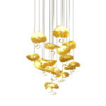 Фото 3 Люстра 8827P/19 gold