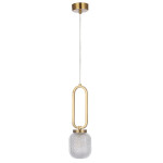 Фото 4 Светильник подвесной Crystal Lux CAROLINA SP1 V2 BRASS