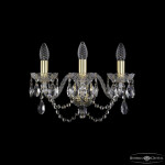 Фото 2 Бра хрустальные 1402B/3/160 G