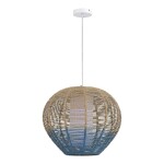 Фото 3 SL1514.513.01 Светильник подвесной ST-Luce Белый/Бежевый,Синий E27 1*40W VIMINI