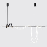 Фото 3 Подвесной светильник 7242P/L1200 black/white