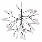 Фото 1 Светильник подвесной Crystal Lux EVITA SP36 BLACK/TRANSPARENT