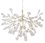 Фото 1 Светильник подвесной Crystal Lux EVITA SP63 GOLD/TRANSPARENT