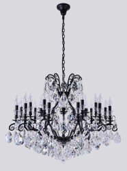 Фото Люстра Crystal Lux MAGNIFICO SP19 BLACK/TRANSPARENT