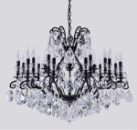 Фото 2 Люстра Crystal Lux MAGNIFICO SP19 BLACK/TRANSPARENT