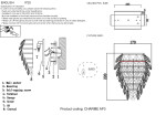 Фото 1 Бра Crystal Lux CHARME AP3 CHROME/TRANSPARENT