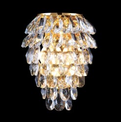 Фото Бра Crystal Lux CHARME AP3 GOLD/TRANSPARENT