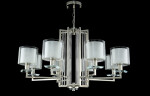 Фото 2 Люстра Crystal Lux NICOLAS SP-PL8 NICKEL/WHITE