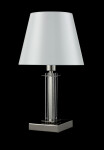 Фото 2 Настольная лампа Crystal Lux NICOLAS LG1 NICKEL/WHITE