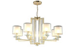 Фото 3 Люстра Crystal Lux NICOLAS SP-PL8 GOLD/WHITE