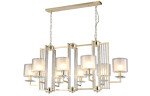 Фото 3 Люстра Crystal Lux NICOLAS SP8 L1000 GOLD/WHITE