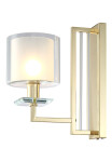 Фото 3 Бра Crystal Lux NICOLAS AP1 GOLD/WHITE