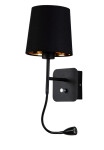 Фото Бра Crystal Lux PABLO AP2 BLACK/BLACK-GOLD