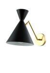 Фото Бра Crystal Lux JOVEN AP1 GOLD/BLACK