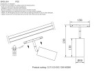 Фото 1 Светильник трековый магнитный Crystal Lux CLT 0.33 003 12W BL 4000K