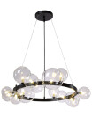 Фото 2 Люстра Crystal Lux AGATA SP15 V2 BLACK/TRANSPARENTE