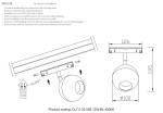 Фото 2 Светильник трековый магнитный Crystal Lux CLT 0.33 005 12W BL 4000K