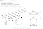 Фото 2 Светильник трековый магнитный Crystal Lux CLT 0.33 007 7W BL 4000K