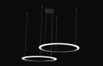 Фото 3 Люстра Crystal Lux MANZANA SP53W LED D600+800 BLACK