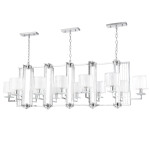 Фото 1 Люстра Crystal Lux NICOLAS SP12 L1600 NICKEL/WHITE